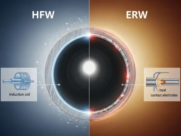 Hfw против erw трубы, разница между erw и hfw, процесс высокочастотной сварки, API 5L HFW трубы, ВПВ производство стальных труб