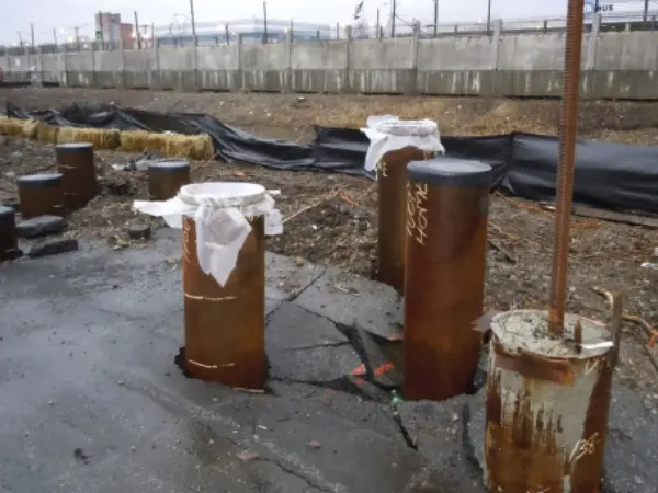concrete filled steel pipe piles,steel pipe piles,offshore construction foundations,pile driving installation,steel vs concrete piles