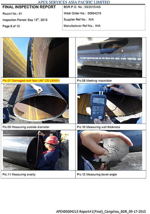 3 Way Inspection Third-Party Inspection,spiral welded pipe piles,piling pipe factory ...